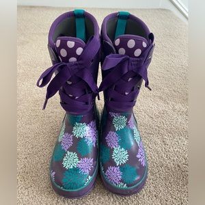 Bogs little girl boots